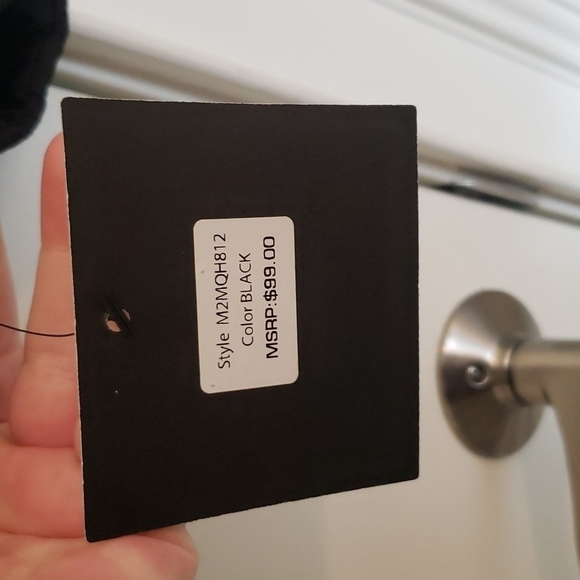 Marc New York Quilted Cropped Button-Up Jacket Black - Size M - Picture 5 of 10